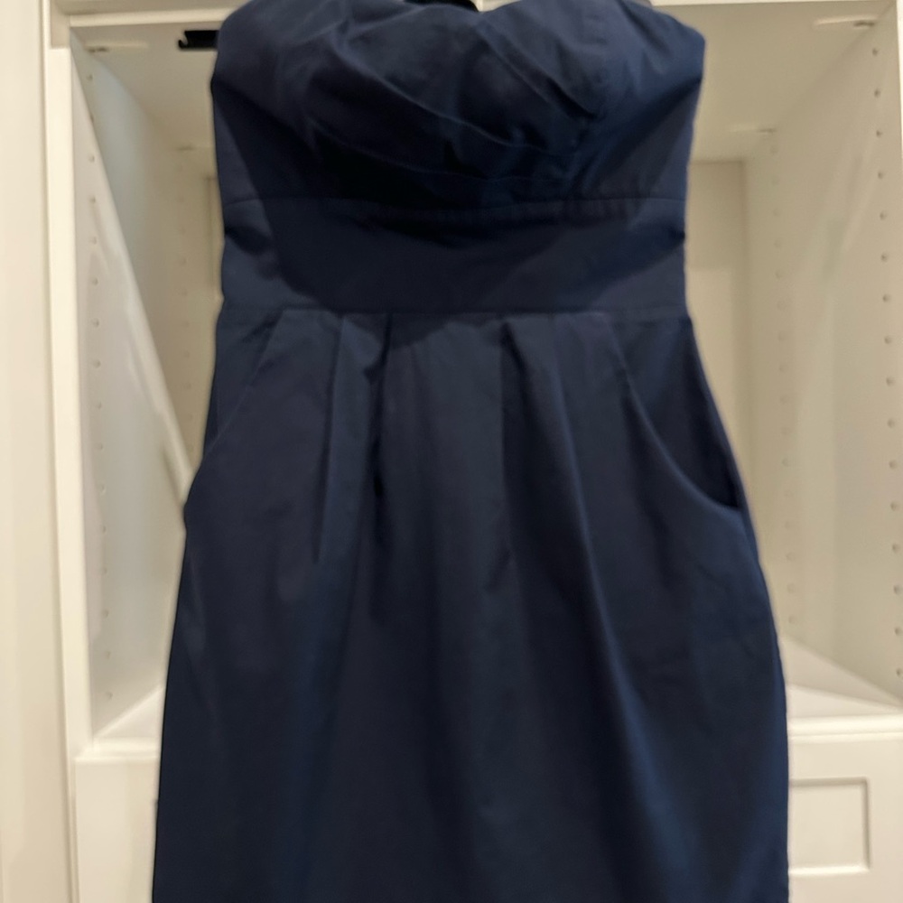 Trixxi Strapless Navy Blue Mini Dress – Juniors Sz 5